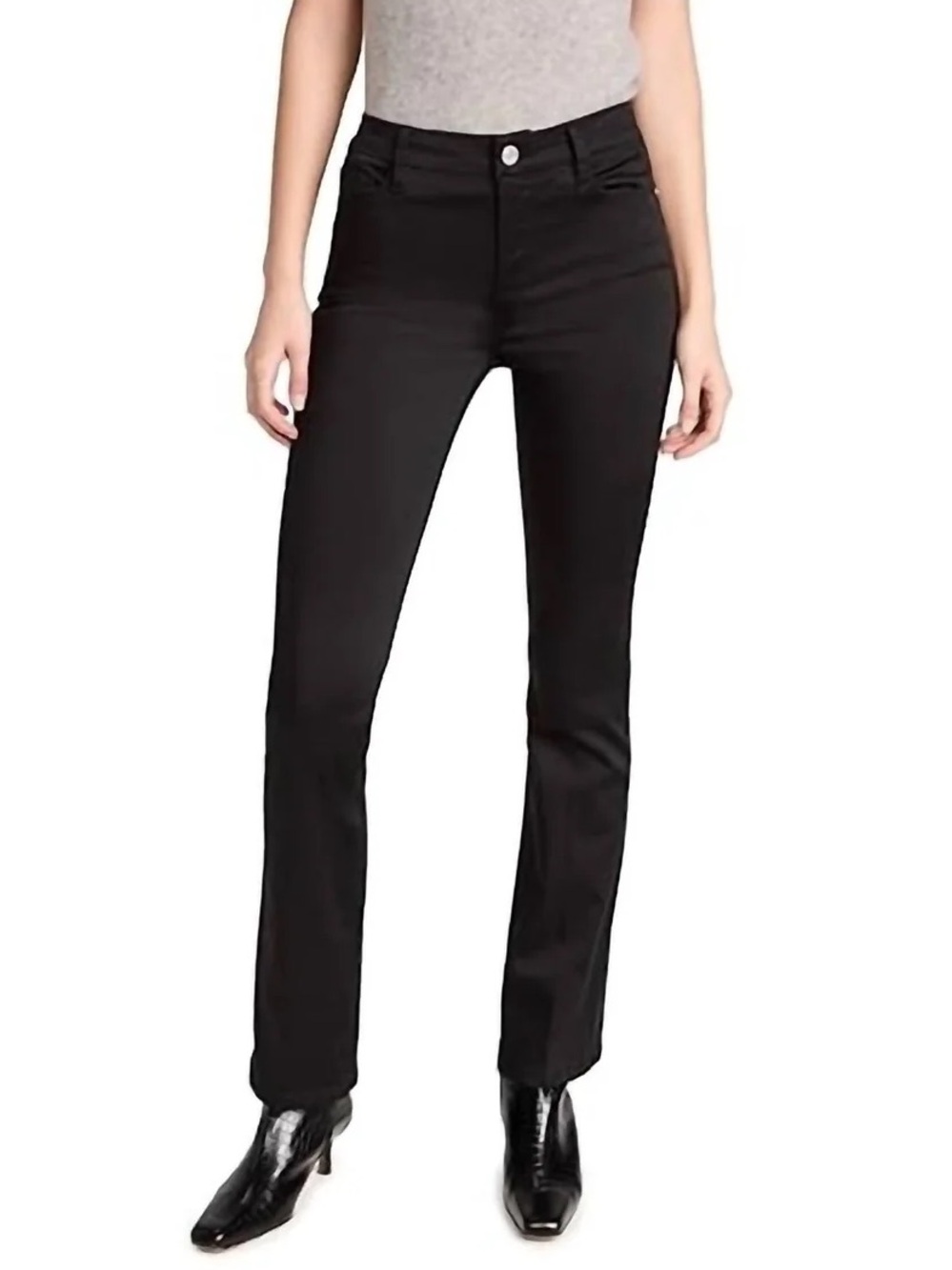 Frame Le Mini Boots Jeans in black